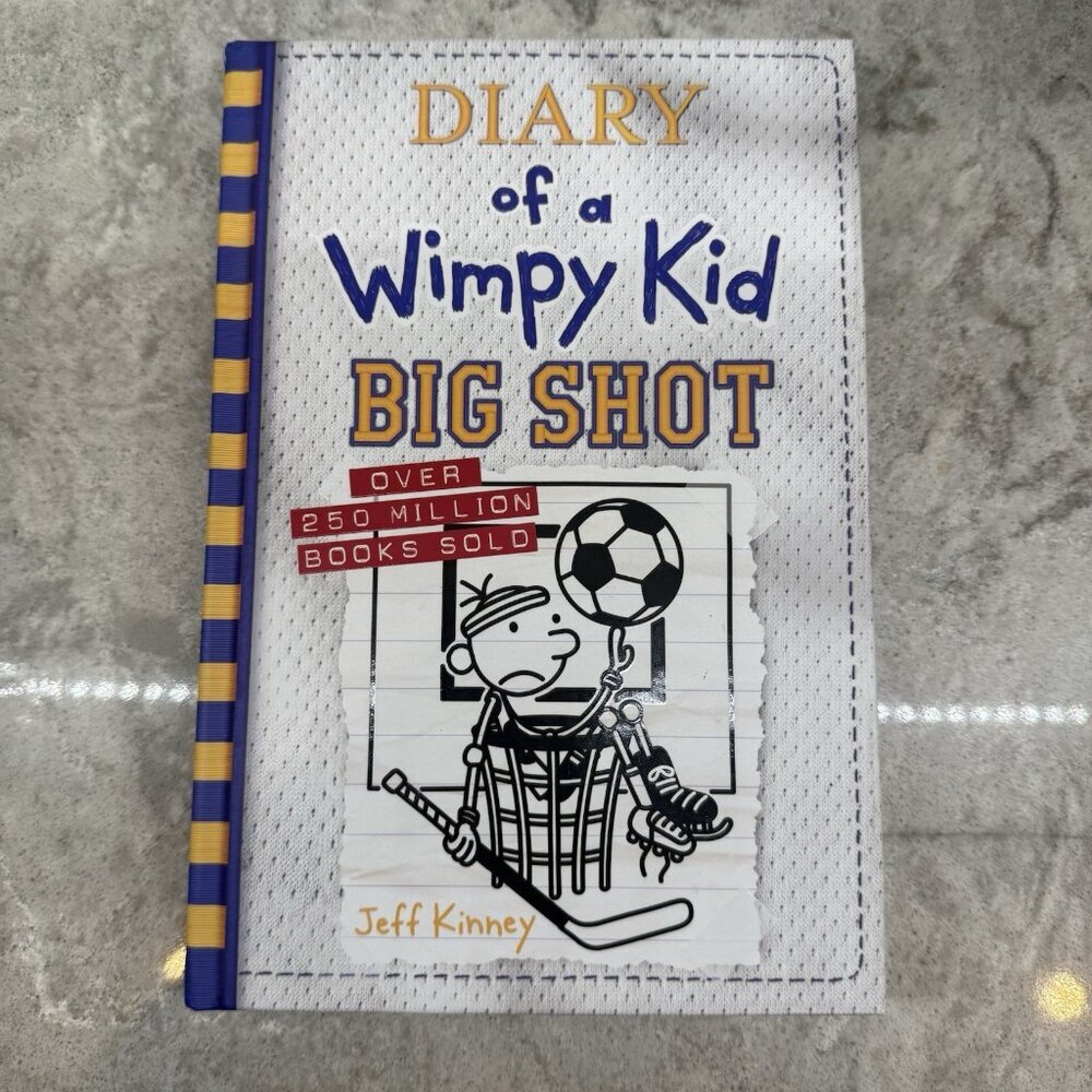 Diary of a Wimpy Kid Big Shot hardcover. Like New!